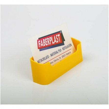 BUSINESS CARD HOLDER ACRILIC POLYSTYRENEBRIGHT YELLOW