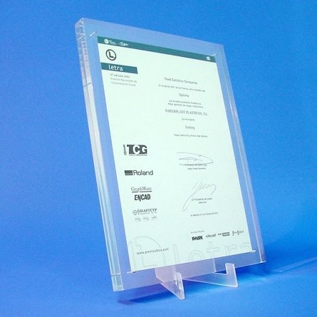 Tombstone Plexiglas A4 With Stand