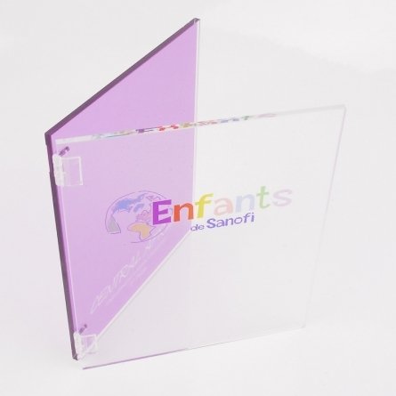 Plexiglas book covers ENFANTS SANOFI