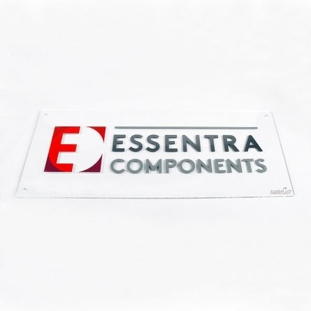 Perspex corporate plate ESSENTRA