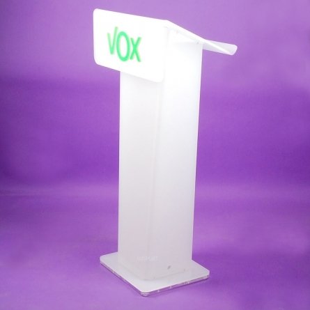 Acrylic perspex lectern VOX