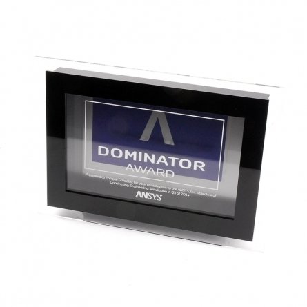 Plexiglas trophy ANSYS