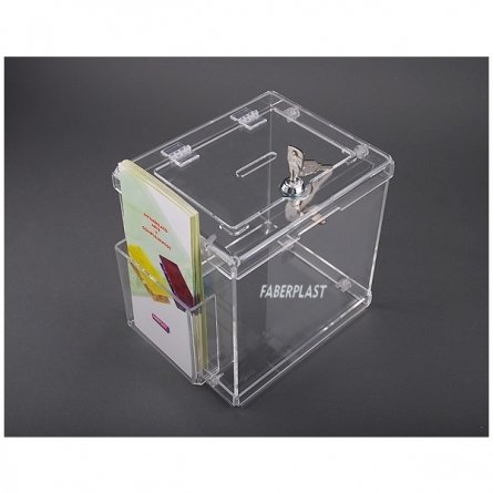 Perspex Piggy Bank EASY pocket