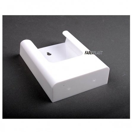 Brochure Holder WHITE 1/3 A4 VERTICAL (WALL)