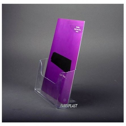 Acrylic Brochure Holder A4 vertical. MOD B