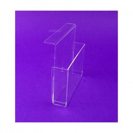 Acrylic plexiglas brochure holder SHELF