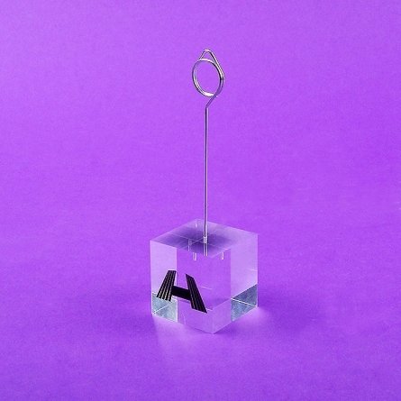 Perspex card holder H SANTOS