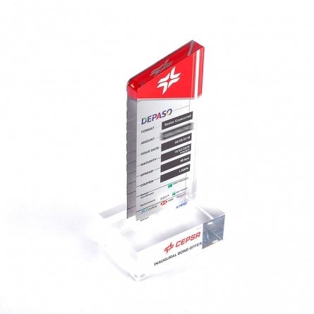 Perspex trophy CEPSA