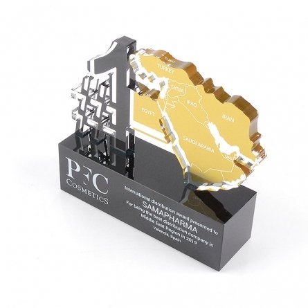 Perspex trophy PFC COSMETICS