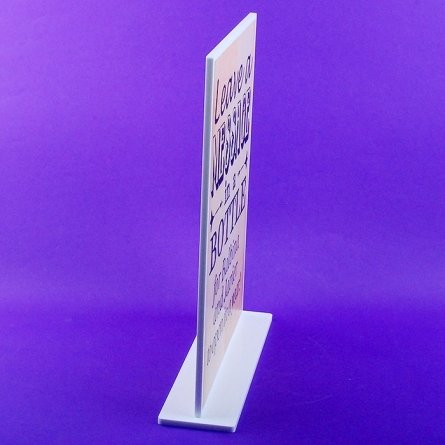 Perspex display MESSAGE IN A BOTTLE