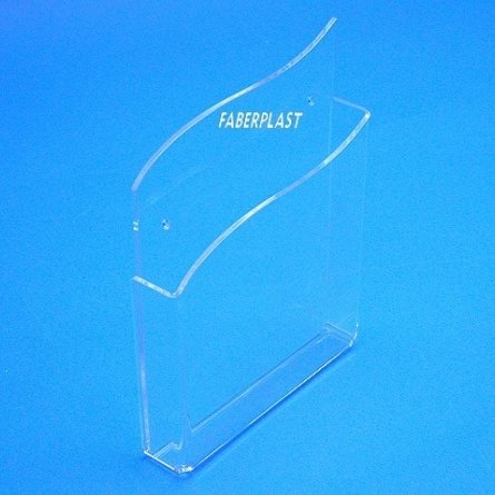 Acrylic plexiglas brochure holder ELEGANCE