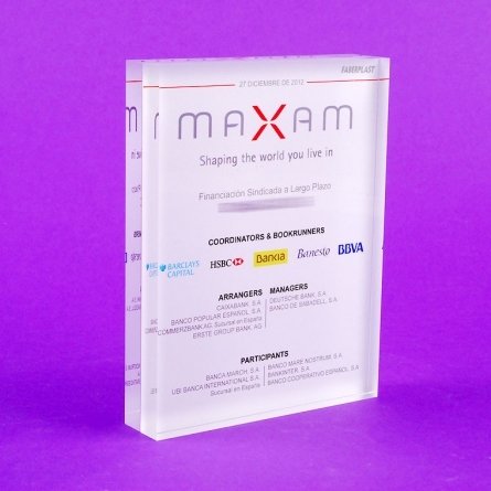 Acrylic Plexiglas Tombstone MAXAM