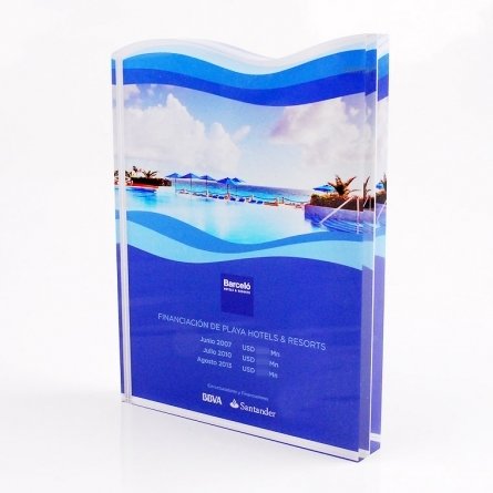 Acrylic Plexiglas Tombstone BARCELO