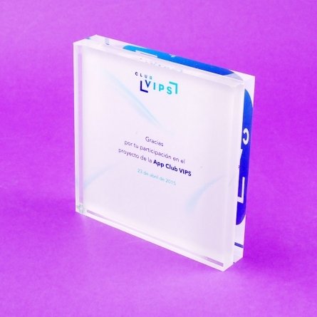 Acrylic Plexiglas Tombstone VIPS