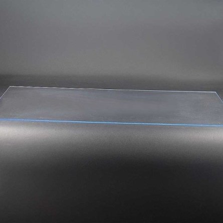 Transparent polystyrene sheets