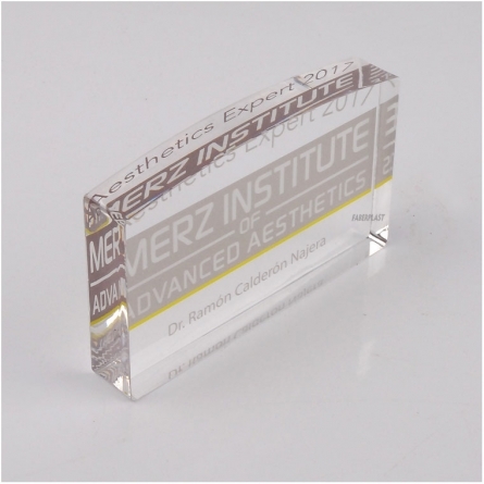 Acrylic Plexiglas Block Merz 2017