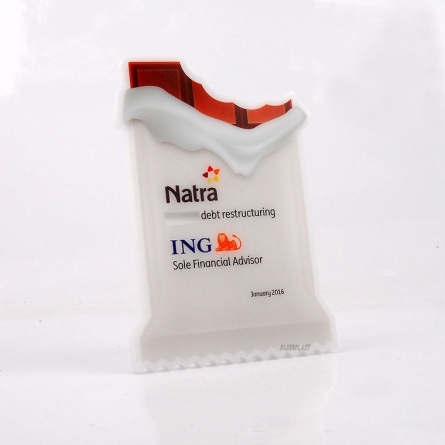 Acrylic Plexiglas Trophy Natra-ing