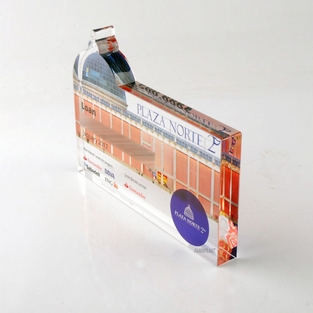 Acrylic Plexiglas Block Plaza Norte 2