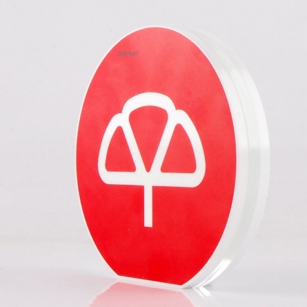 Acrylic Plexiglas Block Mapfre-ing