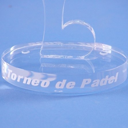 Perspex trophy padel PFTC