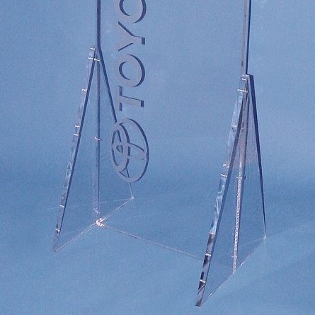 Acrylic plexiglas MONOLITH TOYOTA