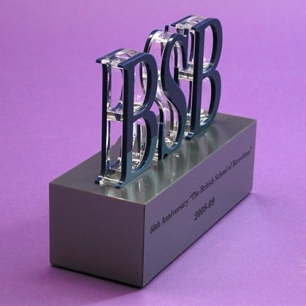 Perspex Trophy BRITISH SCHOOL BARCELONA