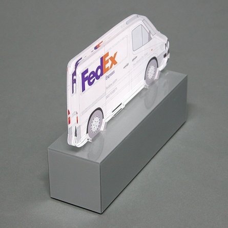 Perspex trophy FEDEX
