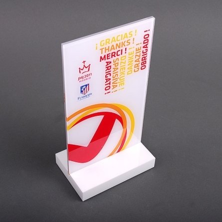 Perspex trophy ATLÉTICO DE MADRID CF