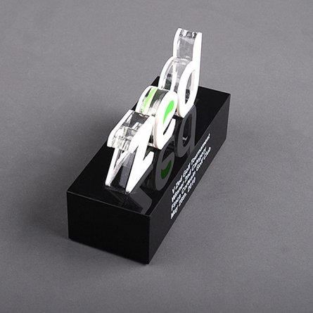 Perspex trophy ZED