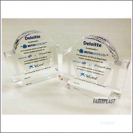 Blocks Plexiglas Deloitte 