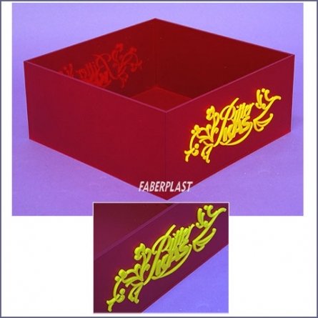 Acrylic Prexiglas Box Bitter Kas