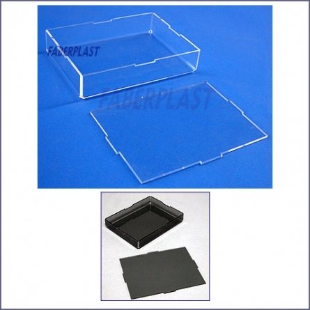 Acrylic Plexiglas Embedded Box Without Handle