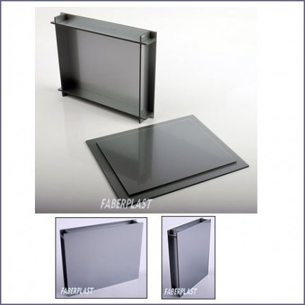 Acrylic Plexiglas Silver Box