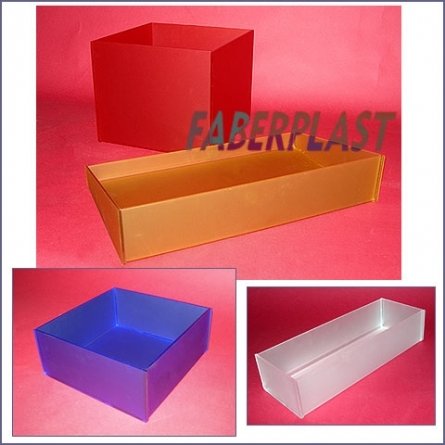 Boxes Plexiglas Satin Colors