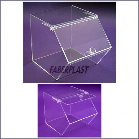 Acrylic Plexiglas Box With Power Knob