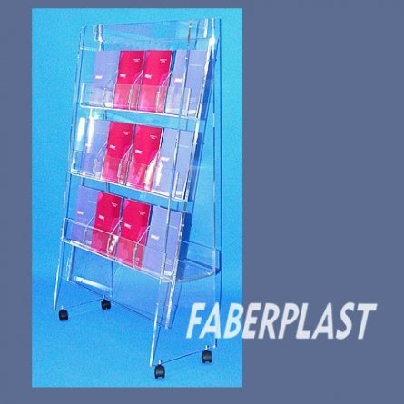 Acrylic Plexiglas Brochure Holder (roller)