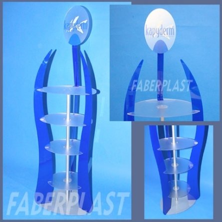 Acrylic Plexiglas Display Stand Pos Kapiderm