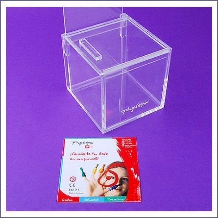 Acrylic Plexiglas Urn Showcase Fingermax