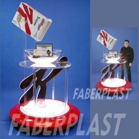 Acrylic Plexiglas Display Stand Plv Kellogg´s