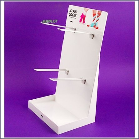 Acrylic Plexiglas Display Exhibitor Icepop Socks