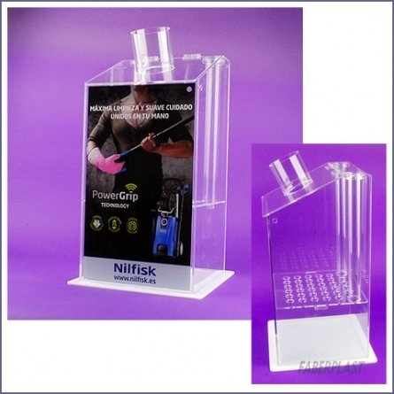 Acrylic Plexiglas Exhibitor Vacuum Cleaner Nilfisk