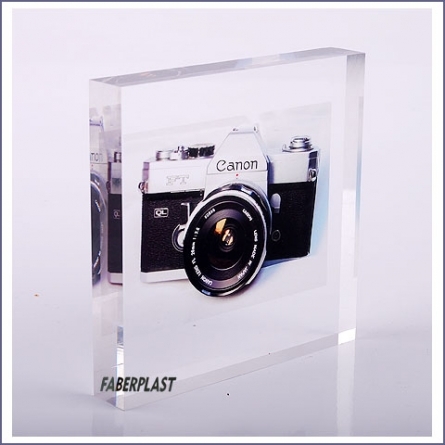 Acrylic Plexiglas Bloc Camera Digital Printing