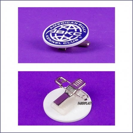 Acrylic Plexiglas Badge Kennel Club