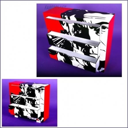 Furniture Chest Of Drawers Signaged Pvc