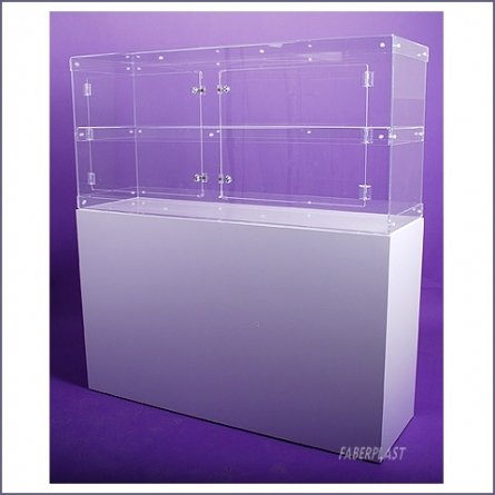 Acrylic Plexiglas Showcase White Large