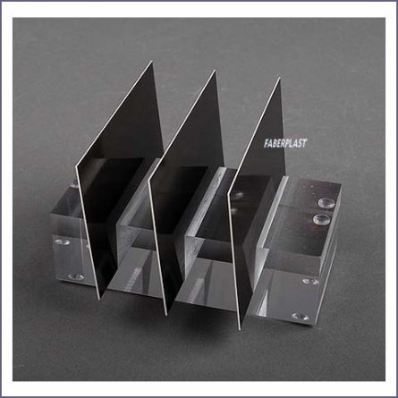 Acrylic Plexiglas Card Holder Block