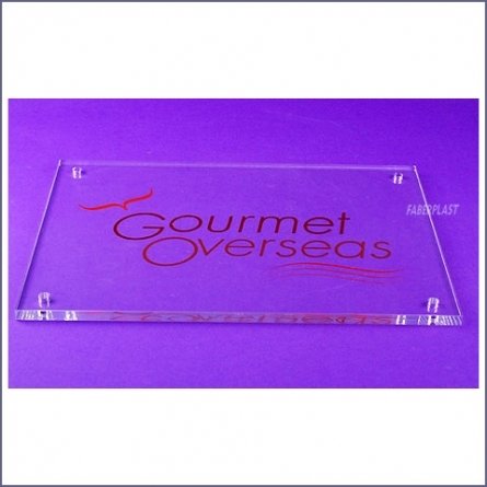 Acrylic Plexiglas Plate Gourmet Overseas