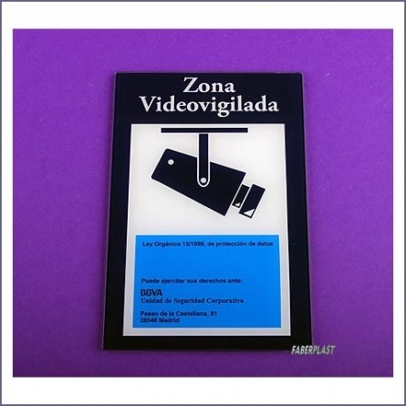 Acrylic Plexiglas Plate Interior Bbva