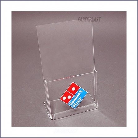 Brochure Holder Plexiglass Domino´s Pizza