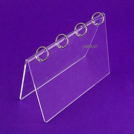 Acrylic Plexiglas Sheet Holder 4 Rings